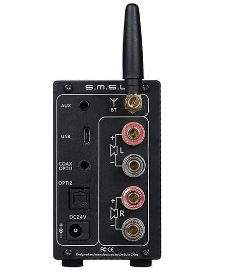 SMSL AD18 80 Вт * 2 CSR A64215 DSP HIFI Bluetooth чистый цифровой аудио усилитель
