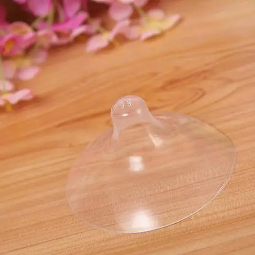 

2Pcs Thin 4 Holes Semicircle Silicone Nipple Protectors Shield Breast Feeding