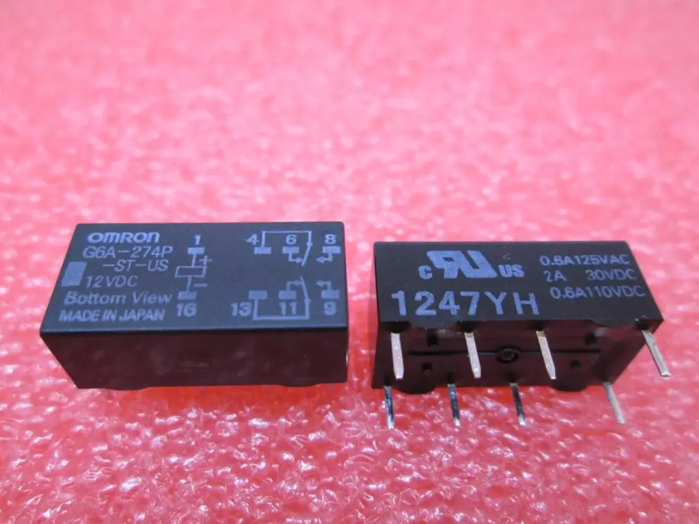 Новое реле G6A-274P-ST-US 12VDC G6A-274P-ST-US-12VDC G6A-274P-ST G6A274PSTUS DC12V 12В DIP8 10 шт./лот | Обустройство