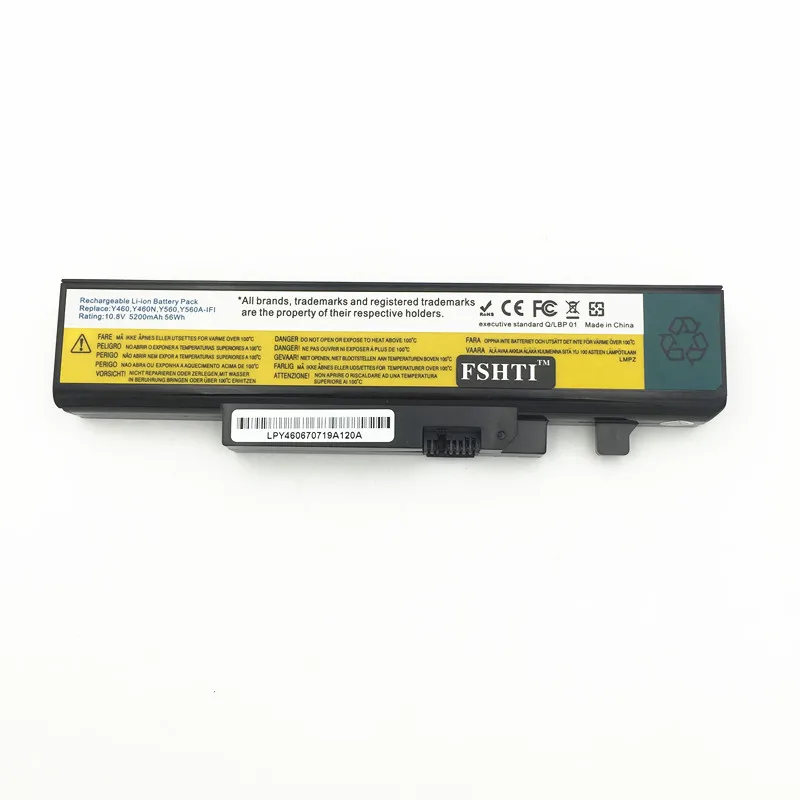 Сменный аккумулятор для ноутбука LENOVO L09N6D16 L09S6D16 L10L6Y01 L10N6Y01 L10S6Y01 IdeaPad Y460 Y560 B560