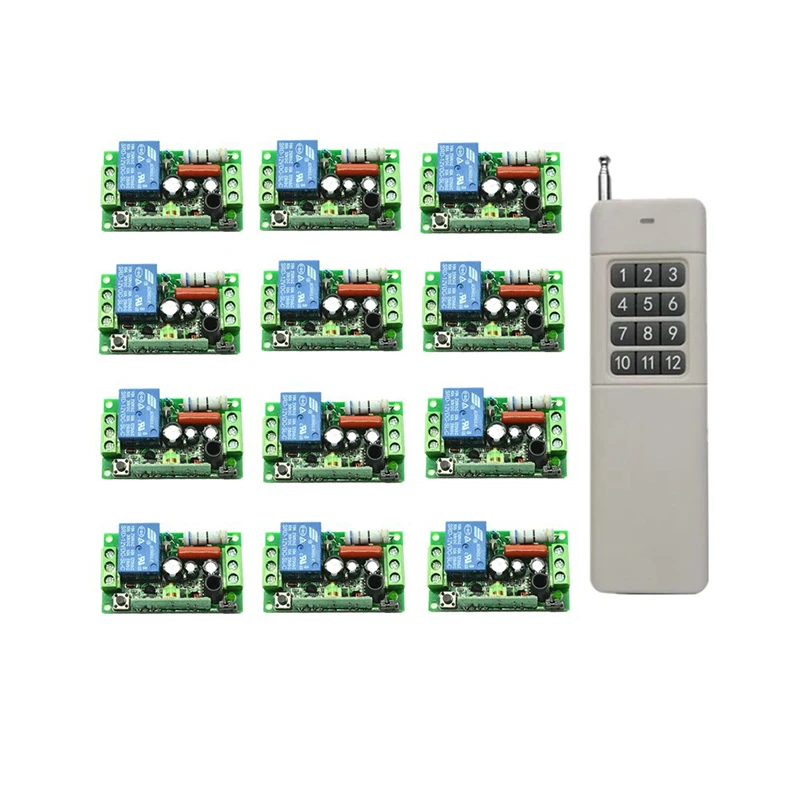 3000 м AC220V 1CH 1Channe 10A RF беспроводной переключатель системы дистанционного