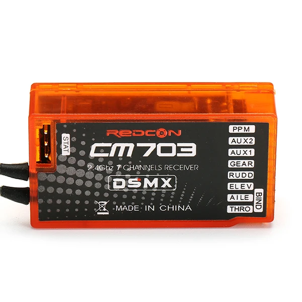 REDCON CM703 2 4G 7CH совместимый DSM X приемник с PPM выходом для Rc Multirotor Fpv Самолет Вертолет |