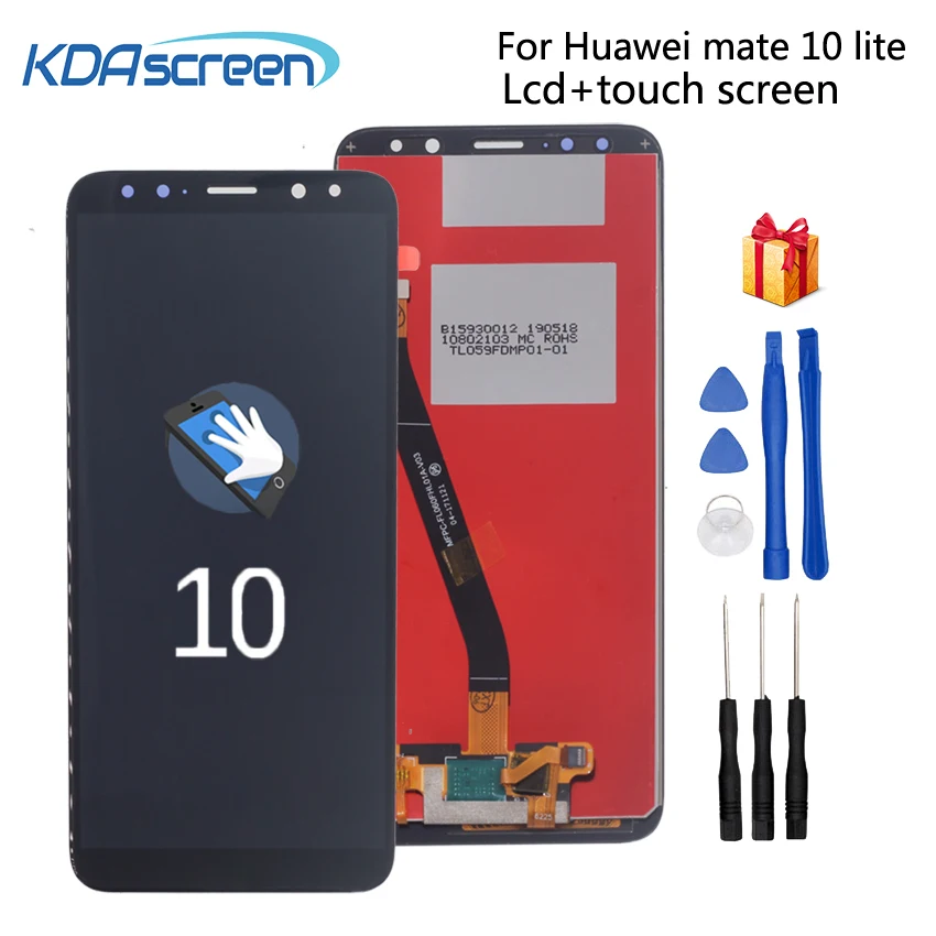 Оригинальный ЖК дисплей для HUAWEI Mate 10 Lite сенсорный экран с рамкой ремонт телефона