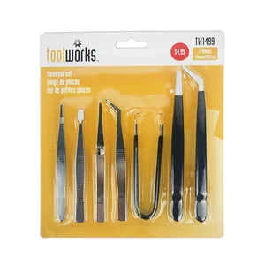 Пинцет антистатический, 7 шт., для пайки