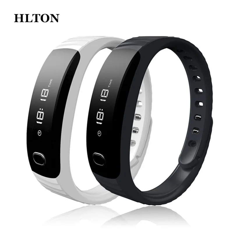 HLTON спортивный смарт-браслет Bluetooth Шагомер фитнес-трекер умные часы напоминают о