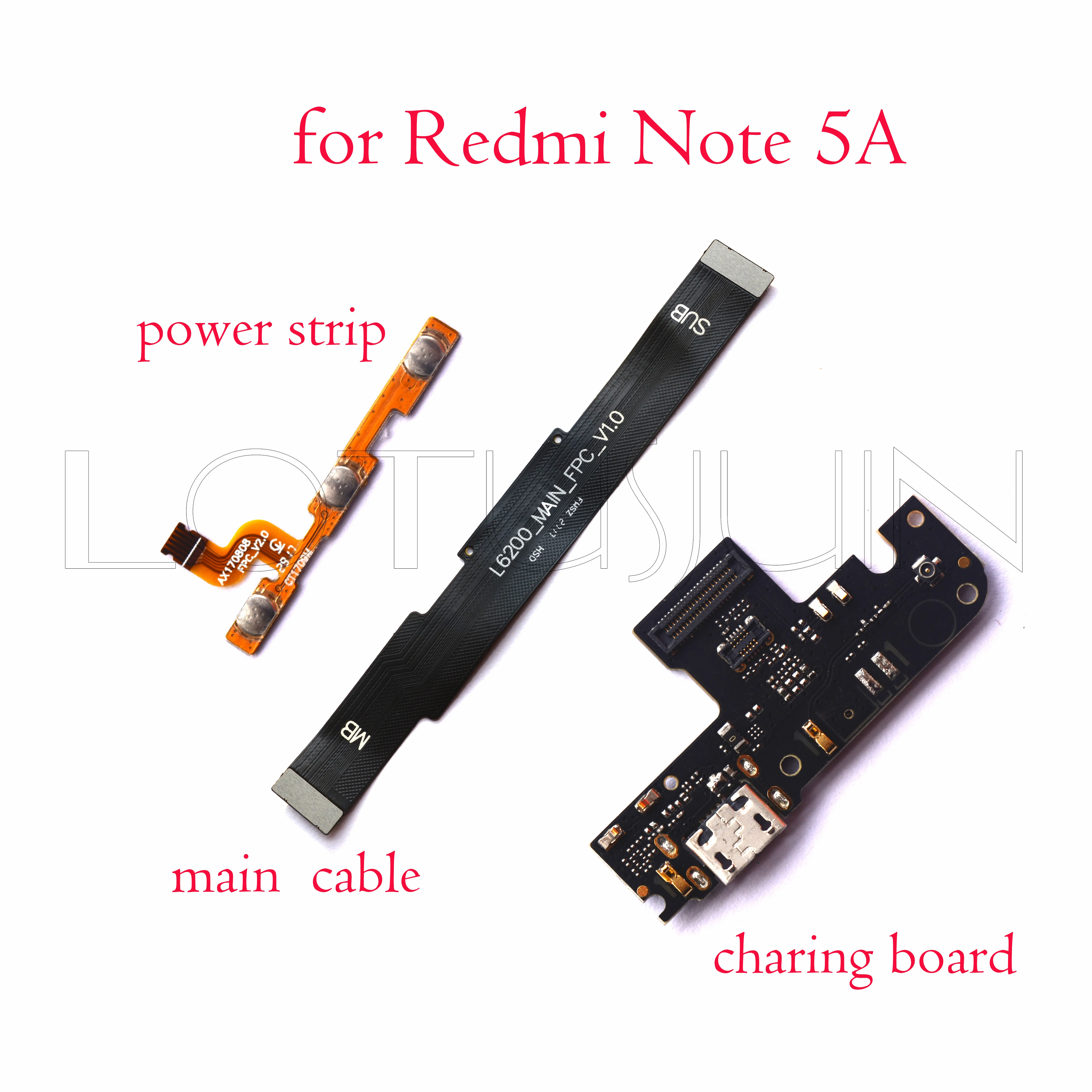 Материнская плата с разъемом USB для зарядки Xiaomi Redmi Note 5A prime/Y1 /lite/prime|flex cable for