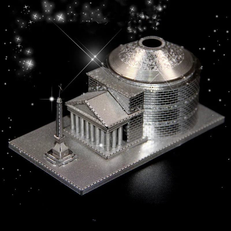 Металлическая модель сборки из нержавеющей стали DIY 3D стереоскопическая мозаика