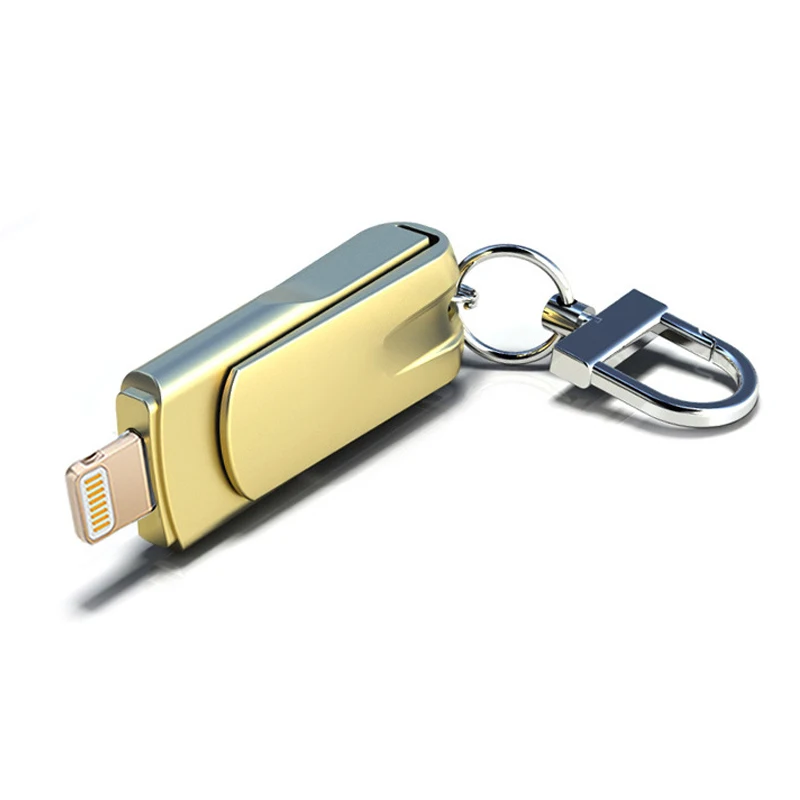Металлический USB флеш-накопитель 32 ГБ для iPhone 16 48 64 128 карта памяти Mac оптовая