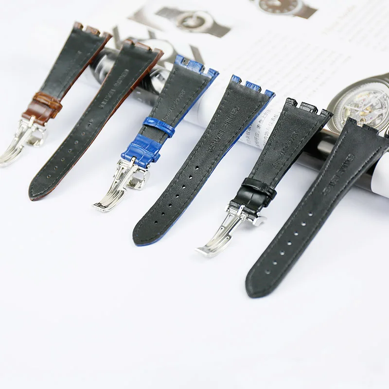 Мужской деловой высококачественный кожаный ремешок для серии AP 28 мм женщин