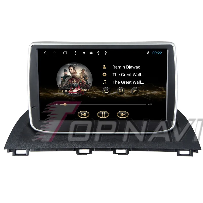 Автомобильный мультимедийный плеер 9 дюймов Android 8 1 2 din для Mazda 3 Axela 2014 2015 2016