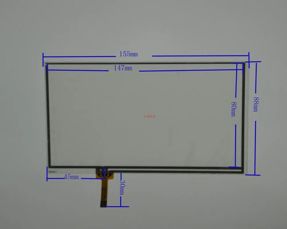 4 проводной резистивный сенсорный экран 6 2 дюйма снаружи 155*88 Soling Road Epworth