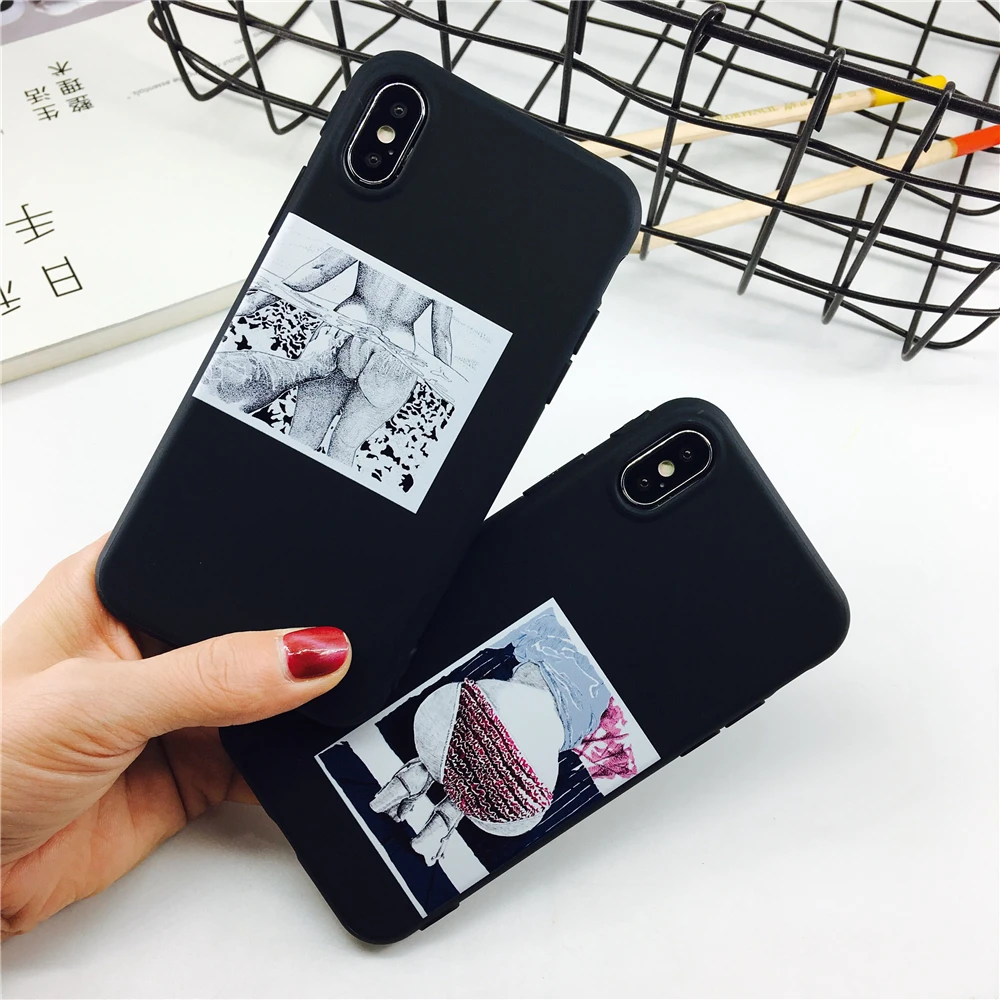 Книги по искусству абстрактный комиксов сексуальное тело чехол для телефона Iphone