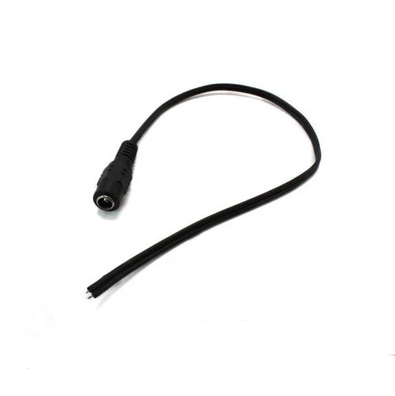 

10PCS 30cm 5.5*2.5mm flat type Female 12v dc power cable for CCTV,LED