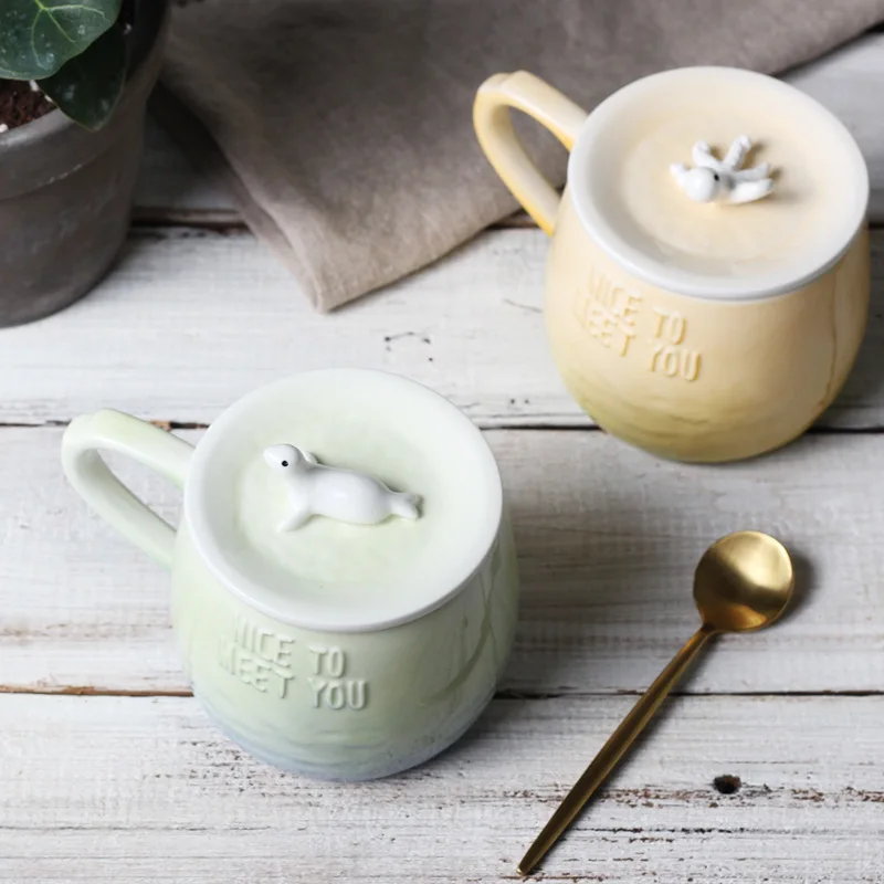 Лидер продаж кружки для подводной лодки с животным Корейская 3D стереозвук Кит