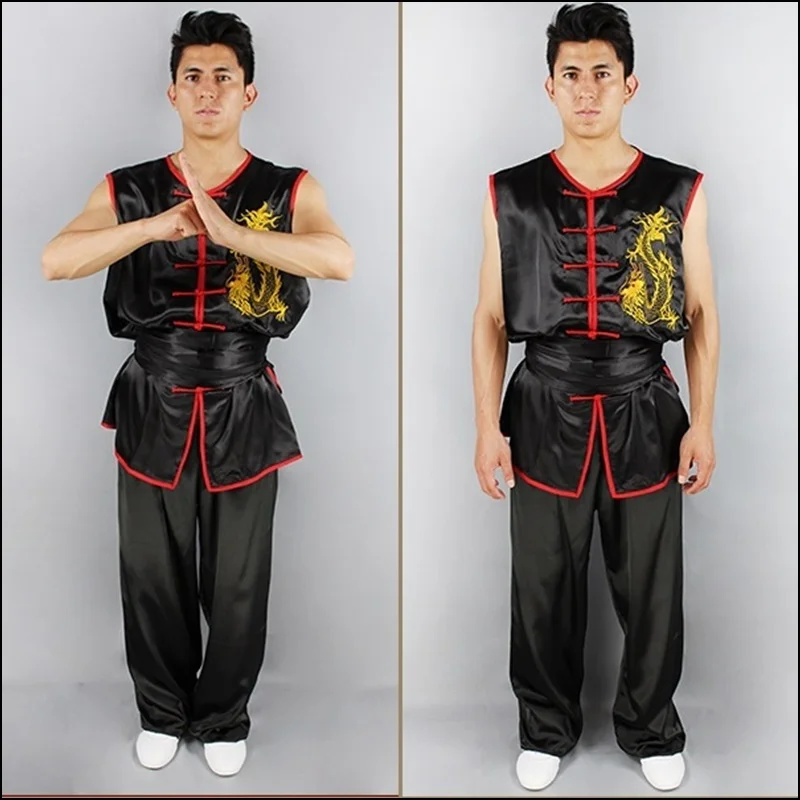 Одежда Wushu костюм китайского дракона шаолин монах форма для кунгфу TA408 |