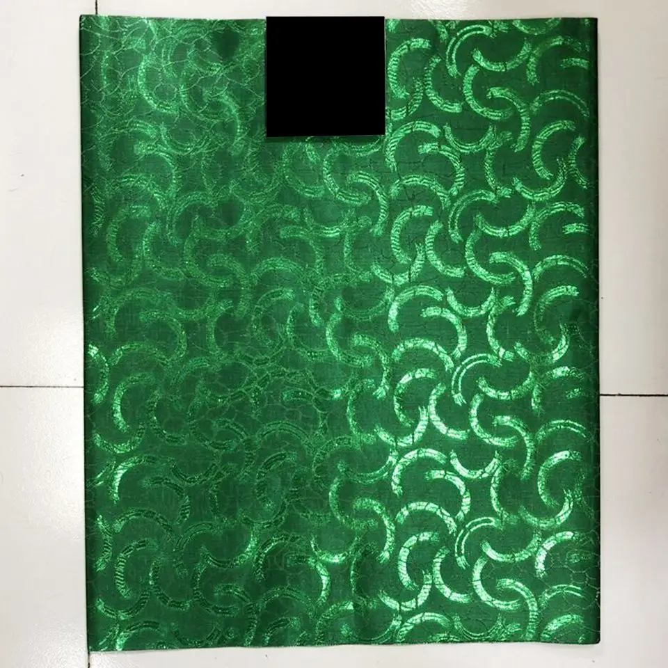 Beatiful Green african head ties green and yellow nigeria headtie gele wrapper fabrics for wedding LXL-45-14 | Дом и сад
