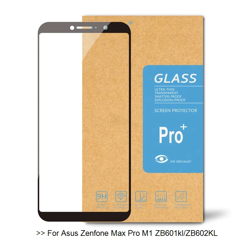 2PCS For Asus Zenfone Max Pro M1 ZB601KL Tempered Glass On ZB602KL Screen Protector HD | Мобильные телефоны и аксессуары