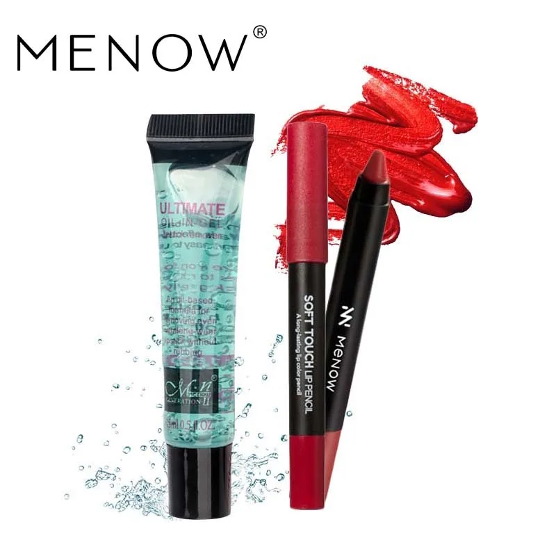 MENOW Brand Make up set 16 Colors Sex Matte Lipstick gift a sharpener & 15ml lipstick remover oil Cosmetic kit Drop ship 5382|cosmetic kit|cosmetics