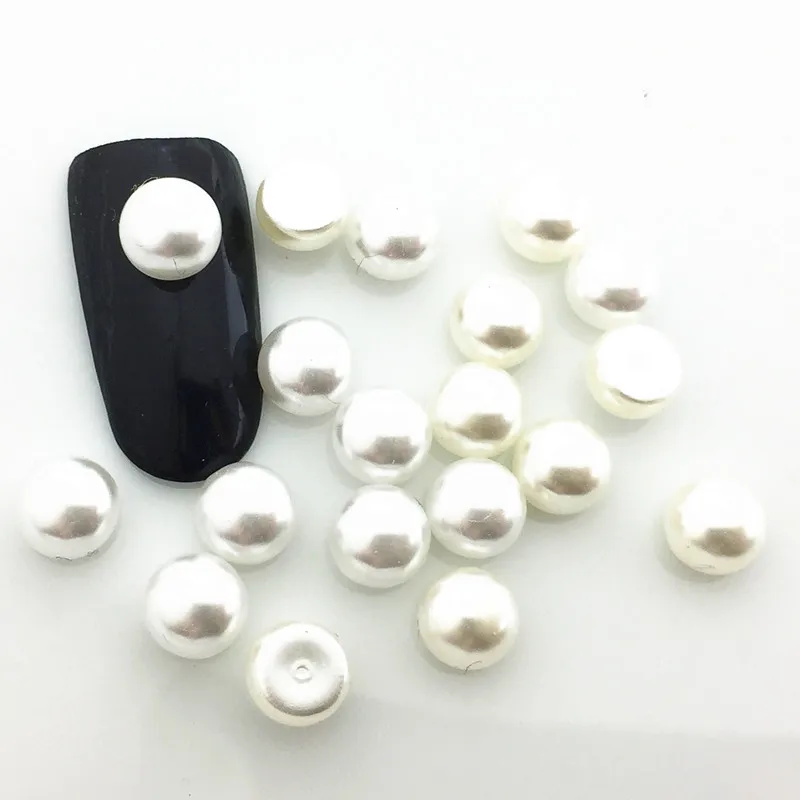 10 _ Новый Японский Корейский 3D дизайн ногтей аксессуары для кавайный хлеб жемчуг 6