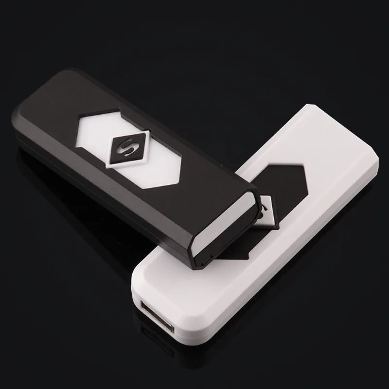 1 шт. ветрозащитная Милая Подарочная бездымного Беспламенного USB Зажигалка для