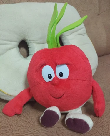 Raddish Fruta peluche бобовые brinquedo pelucia плюшевые фрукты, куклы, овощи, игрушки, лимон, мягкая игрушка, банан, водяная вода, ананас Pro - Цвет: Raddish