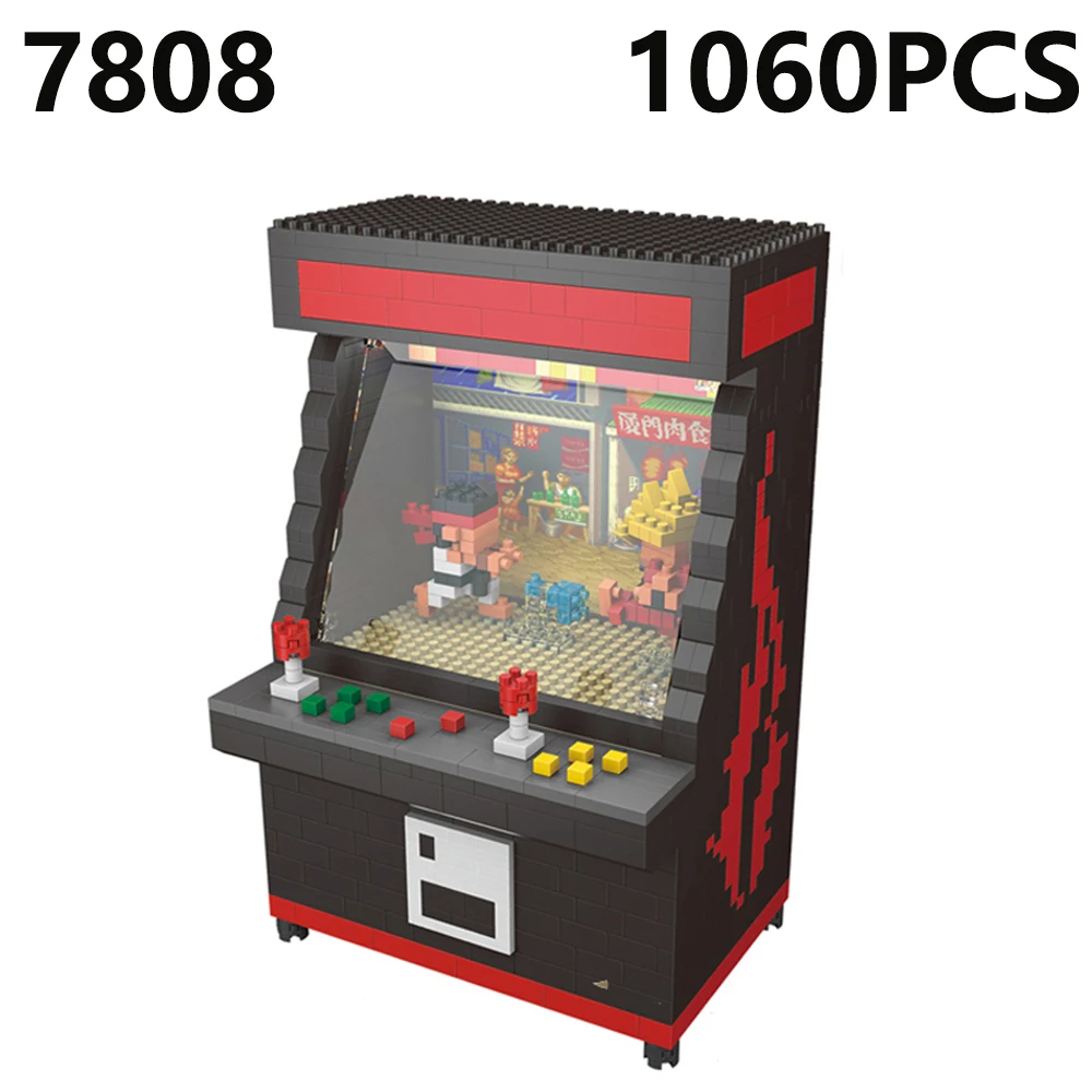 Игровая комната аркадный истребитель игра Черная машина 3D модель DIY Алмаз Мини