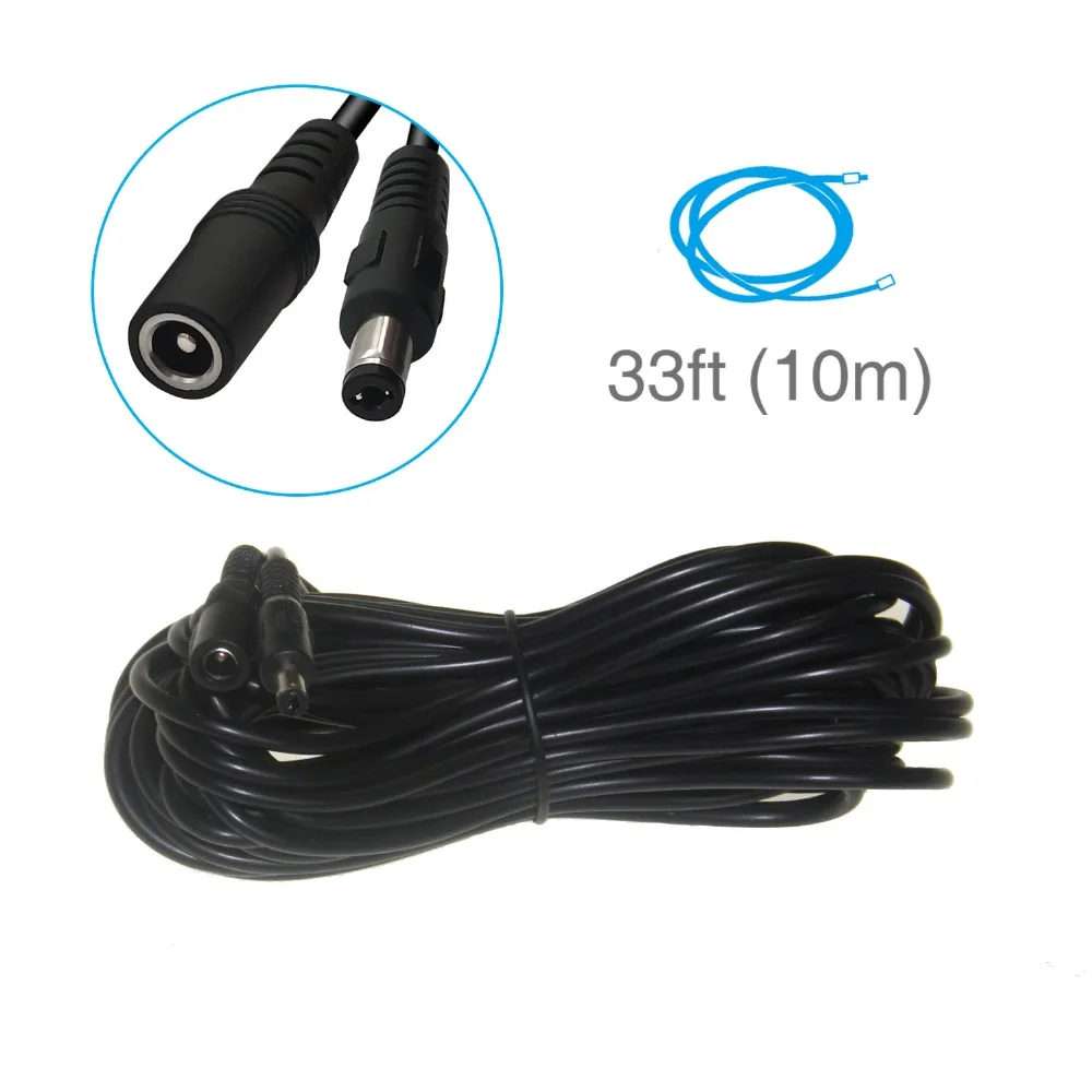 

Tonton Power Extension Cable 30ft 10M Compatible DC 12V Adapter Cord for CCTV Security Camera IP Camera Home Security