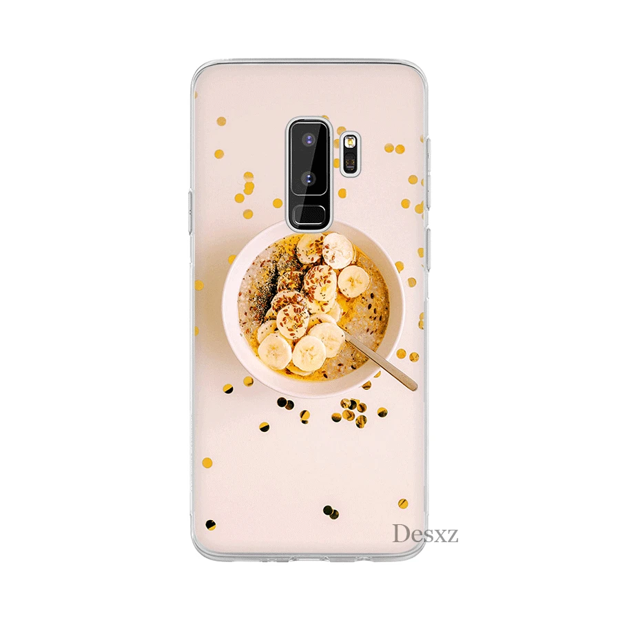 Еда фотография чехол для Samsung M10 M20 M30 M40 S6 S7 Edge S8 S9 S10 Plus S10e Note 8 9 10 крышка милый