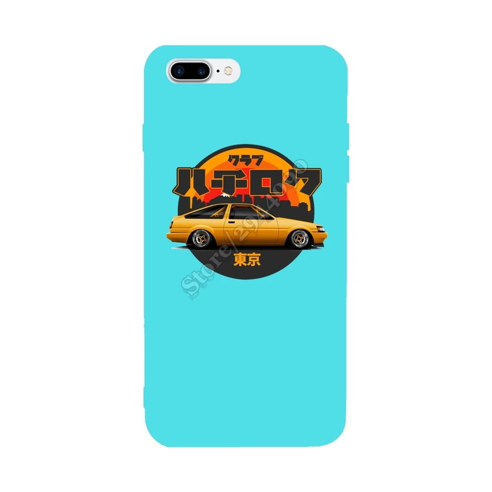 Ретро японский AE86 для iphone х чехол антидетонационных персонализированные обложки