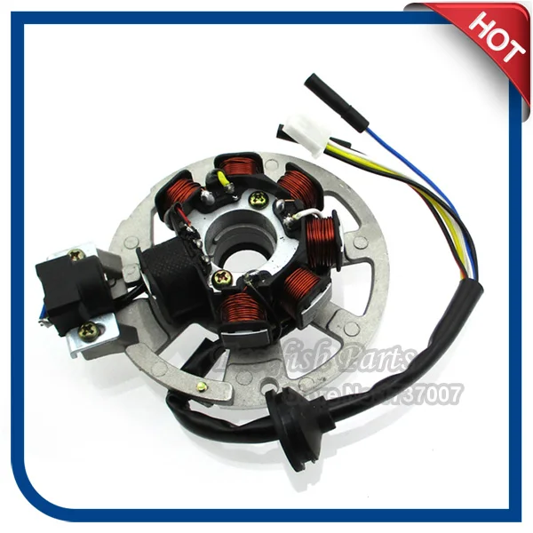 5 проводов Магнитный Статор для 50cc 90cc 2-тактный KYMCO Cobra AEON 50 Mongoose | Автомобили и