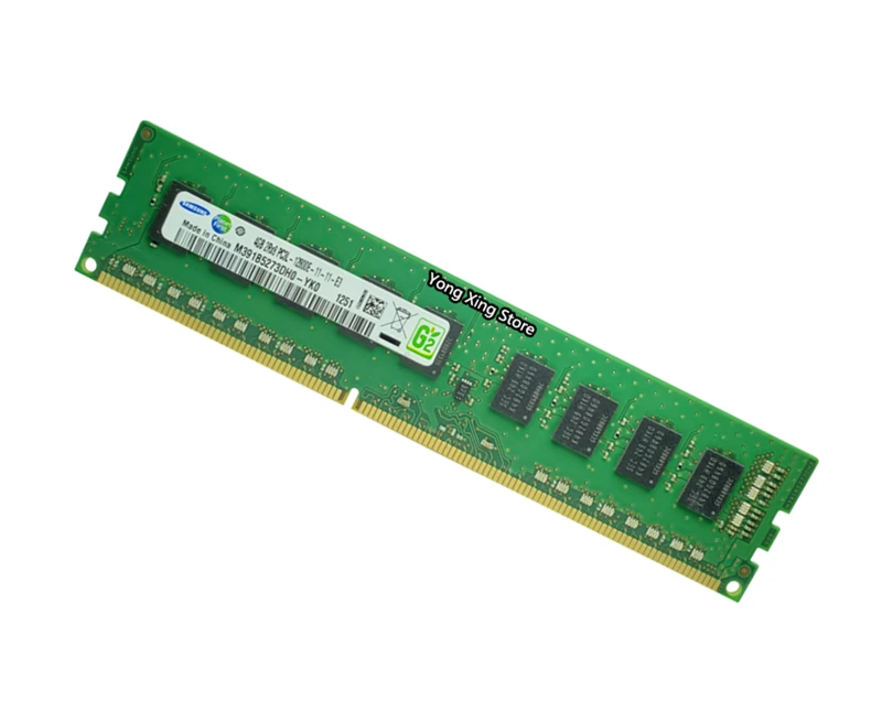 Samsung DDR3 4 Гб Серверная память 1600 МГц чистый ECC UDIMM рабочая станция 2RX8 PC3L 12800E RAM 12800