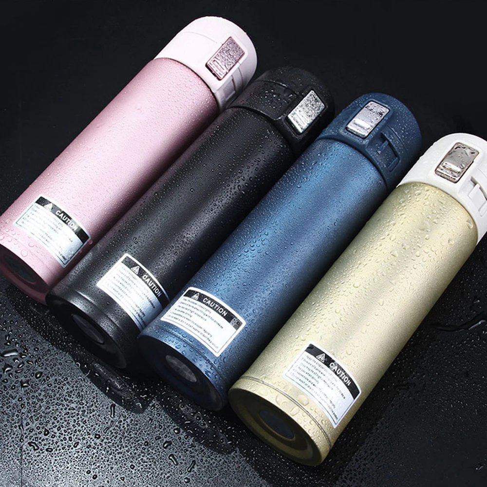 Double Walled Stainless Steel Vacuum Insulated Travel Coffee Mug 500ml Thermoses Cups Home Kitchen Hot Water Mugs | Дом и сад