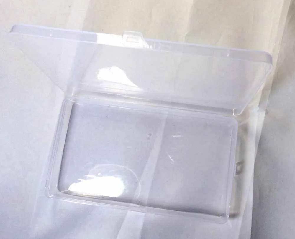 Розничная продажа 100 шт. прозрачных пластиковых рыболовных коробок для телефона