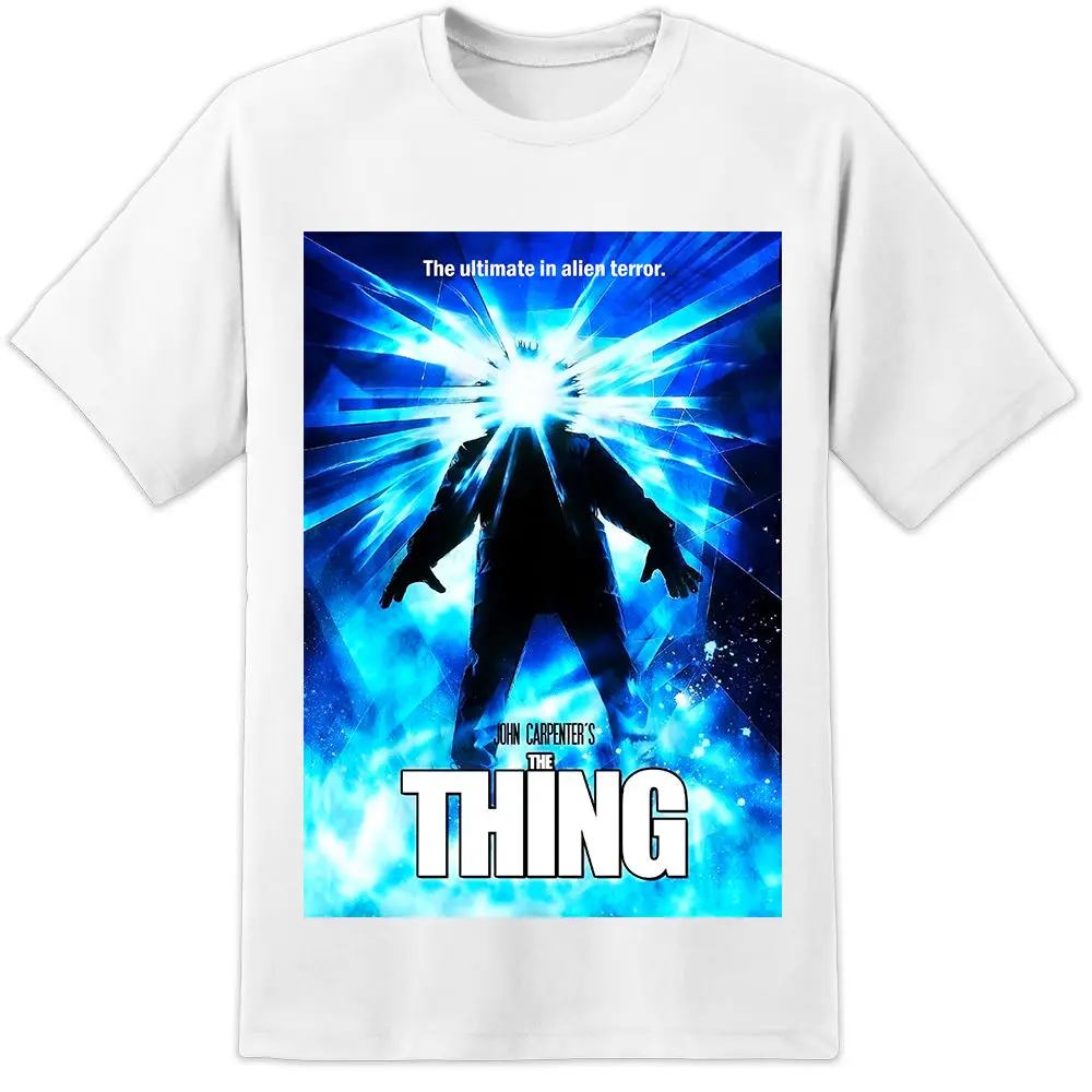 Футболка Джон Карпентер "The Thing" Черная Серия постер фильма футболка Ретро