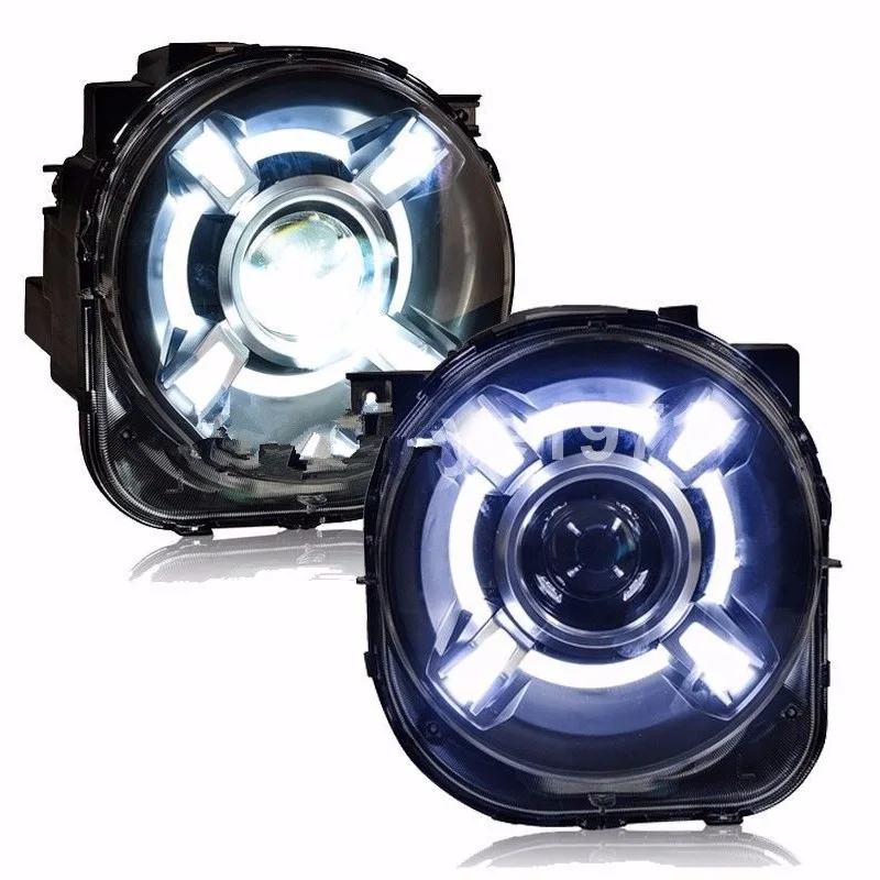 Светодиодный проектор ксеноновые HID фары для Jeep Renegade в сборе DRL Для 2015-2017 |