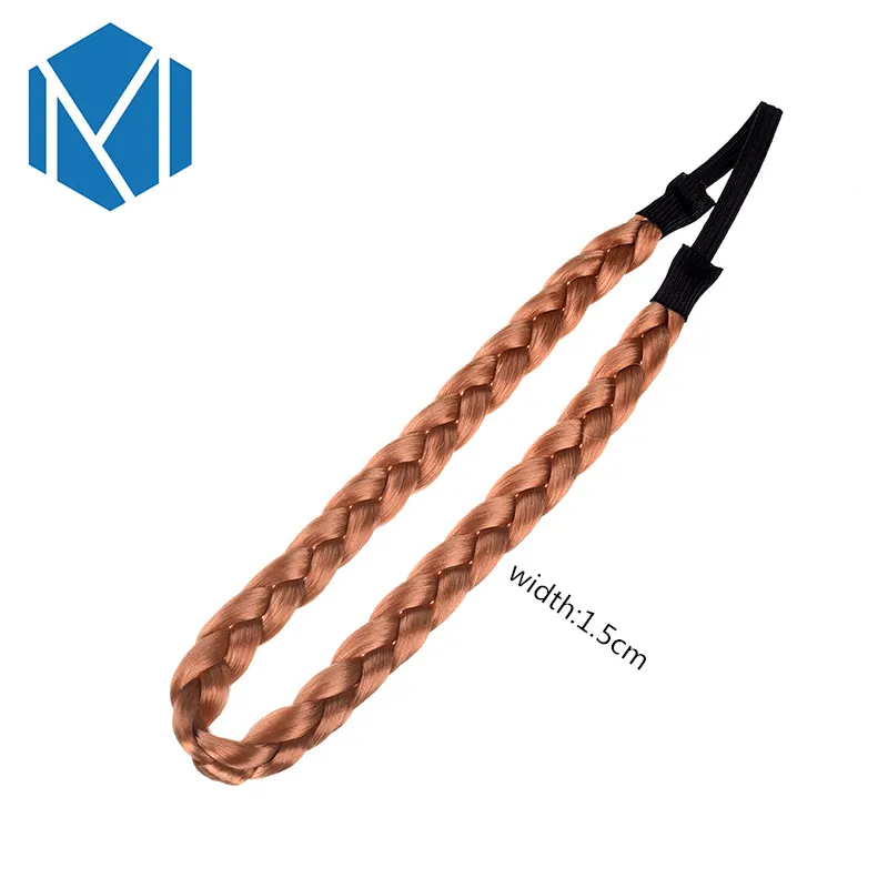 Женские косички для волос M MISM синтетические эластичные шириной 1 5 см в Корейском