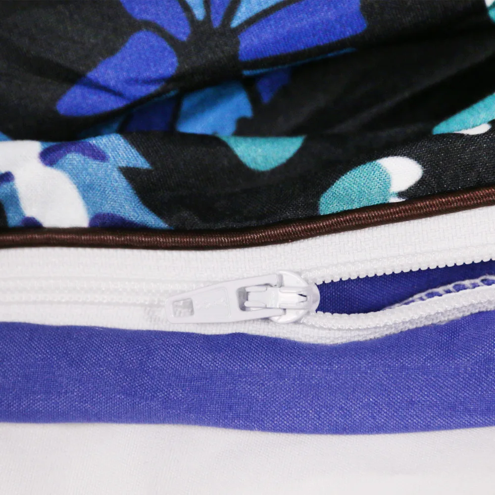 LISM модное синее перо павлина постельное белье набор королева размер фиолетовый