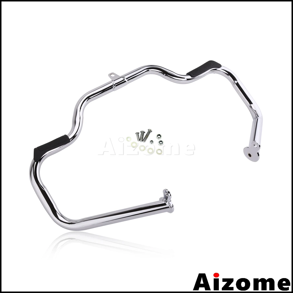 Мотоциклетная хромированная защита двигателя Противоударная планка для Harley Road