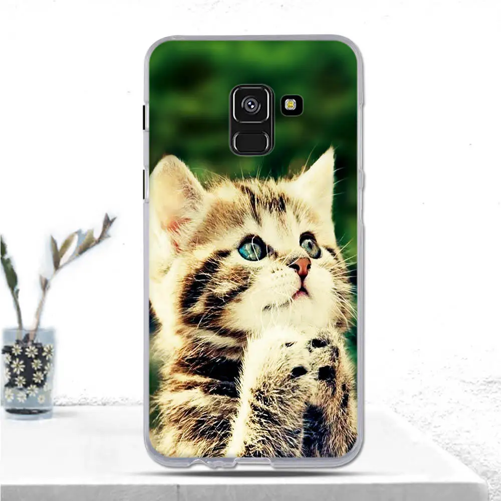 Для samsung Galaxy A8 2018 A530 Plus Мягкий силиконовый чехол на заднюю панель для A3 2015 2017 A5 A320