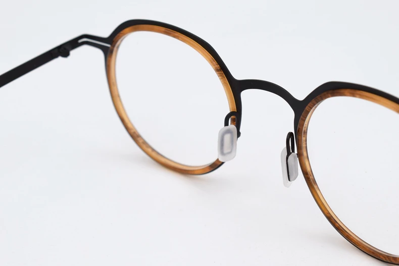 Дания корейские мужские очки в круглой оправе современные винтажные оптические