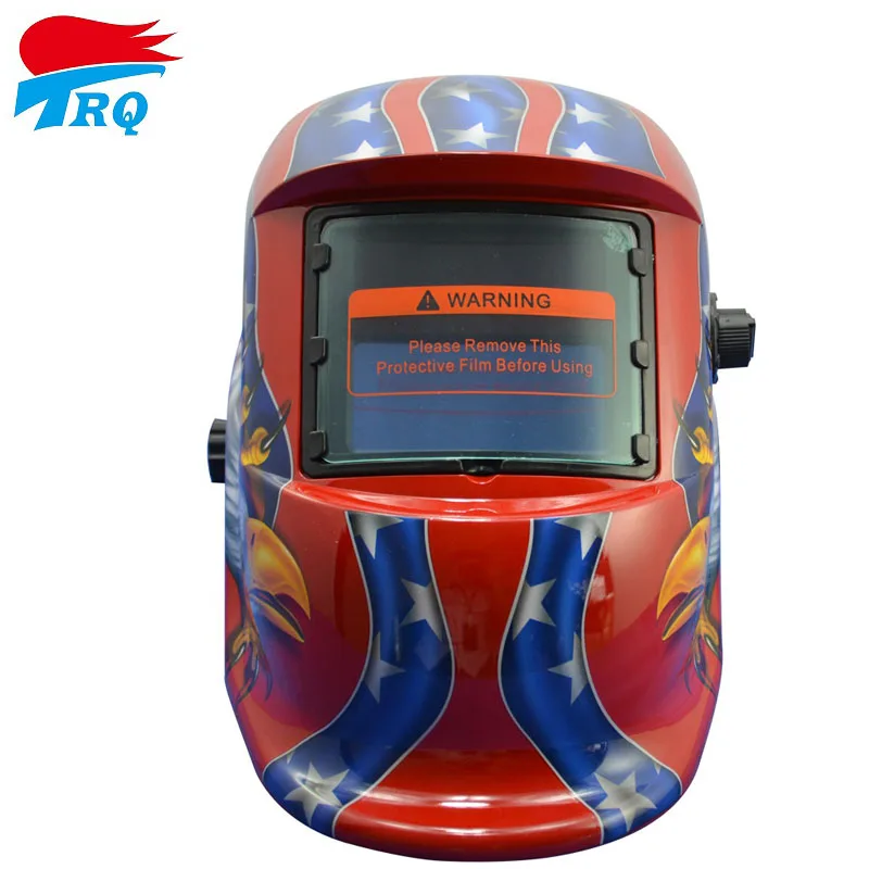 Red Owl Solar Auto Darkening Welding Helmet Equipment TIG MIG MMA ARC Electric Mask Cap TRQ-HD10-2200DE | Инструменты