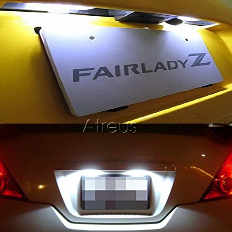 PAKUSI 1 пара Автомобильный светодиодный фонарь для номерного знака 12 В Ford Mondeo MK3 4d 5D