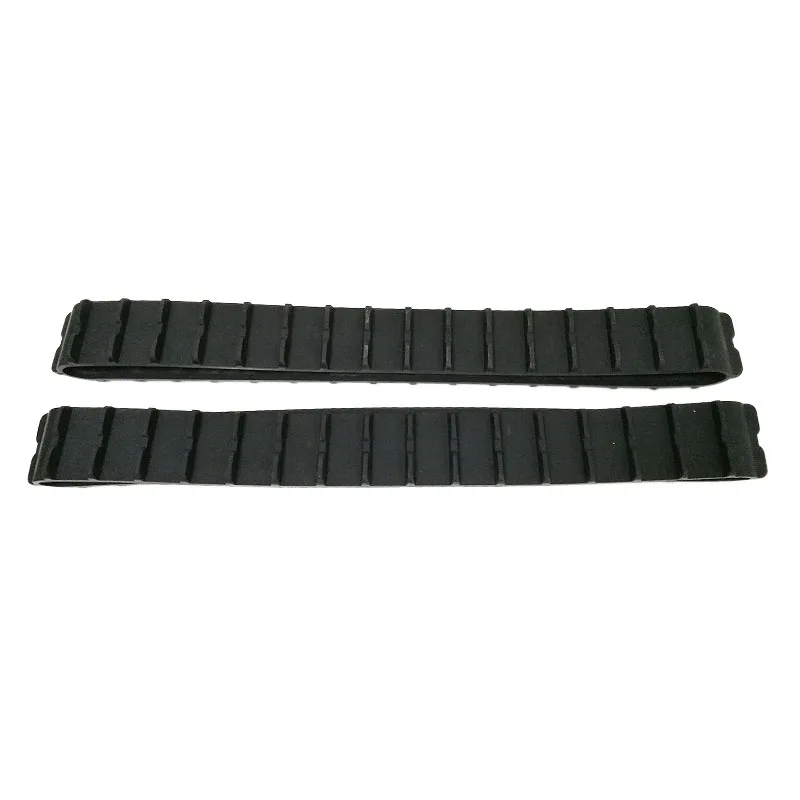 1 pair rubber tracks DOIT большой робот танк шасси, 15 кг нагрузки T007 гусеничный с резиновой гусеницей+ высокий крутящий момент мощность двигателя для Arduino Гусеничный - Цвет: 1 pair rubber tracks