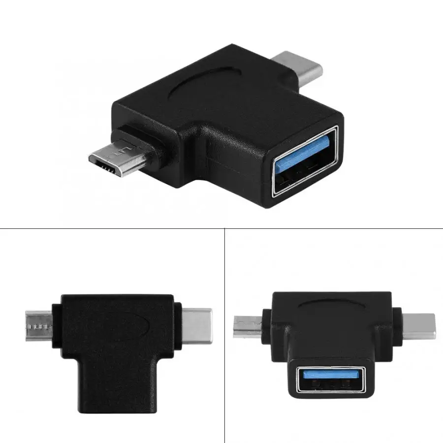 Новый аудио адаптер конвертер разговорный цифровой мини 2 в 1 Micro Usb 3 Type C папа к 0
