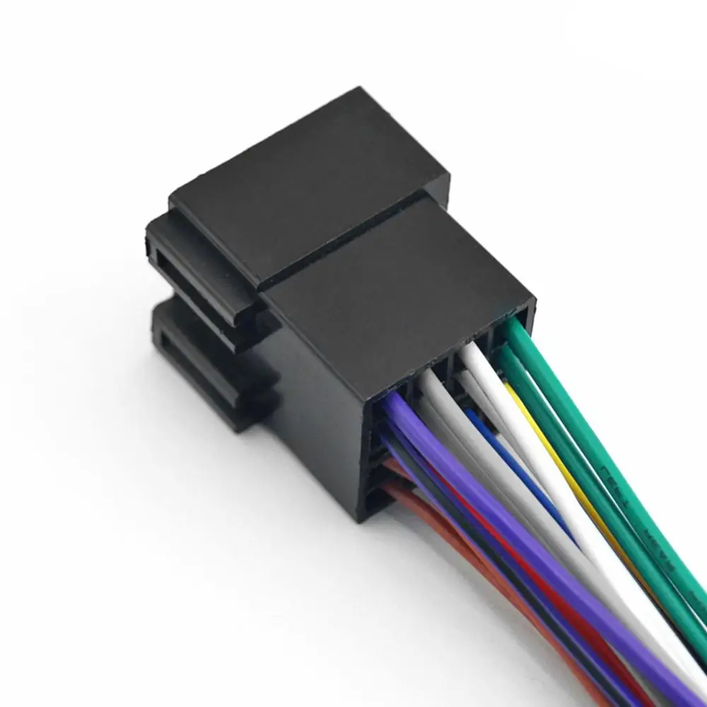 Универсальный адаптер питания для автомобиля штекер ISO разъем радио провод