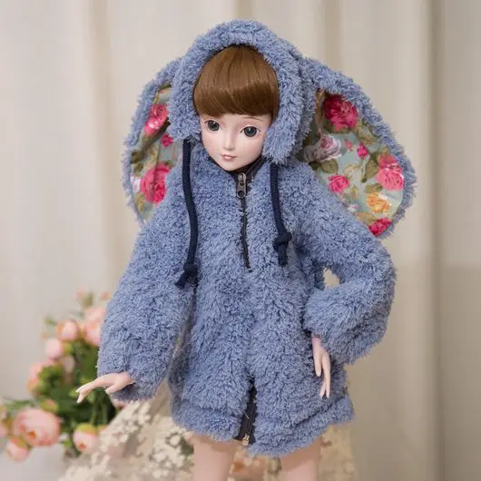 Аксессуары для кукол T02 X554 Blyth 1/3 1/4 bjd 1/6 красочное плюшевое пальто кролика 1