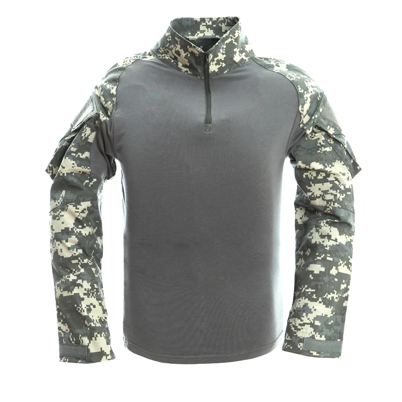 Мужская тактическая Экипировка спецназ камуфляжный светильник длинный рукав