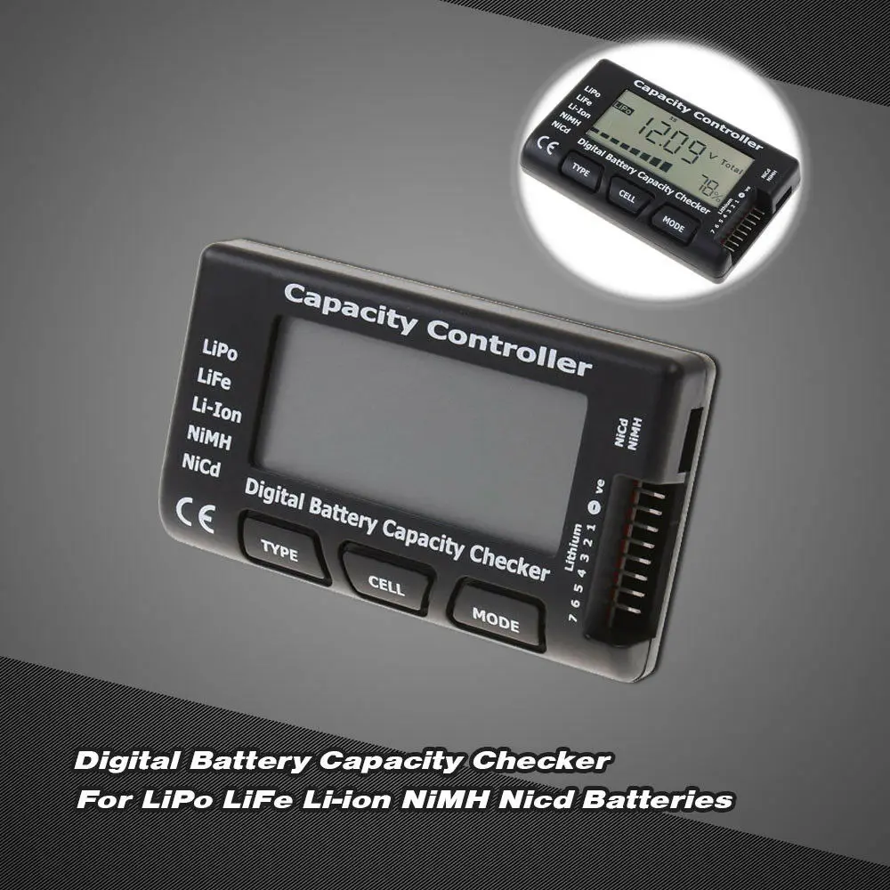 CellMeter 7 V2 с функцией баланса цифровой измеритель емкости аккумулятора CellMeter-7 для