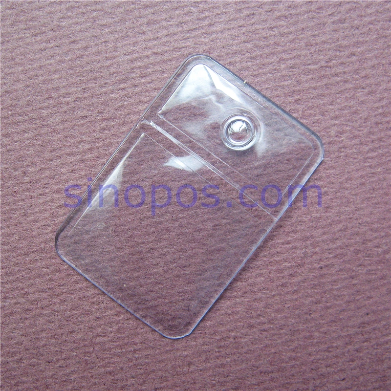 Мини-сумка из ПВХ 23 мм теги кнопок вкладышей маленькая пластиковая виниловая