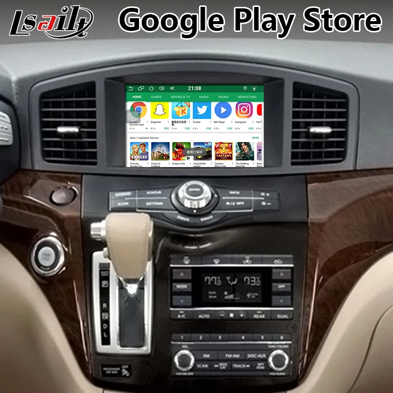 Android 7,1 навигационный видео интерфейс для Nissan Quest/elgrand Автомобильный мультимедийный gps Поддержка интеграции добавить беспроводной carplay
